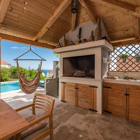 Ferienhaus Nedia - 2 With Private Pool & Sea View *
