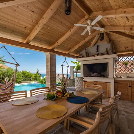 Ferienhaus Nedia - 2 With Private Pool & Sea View