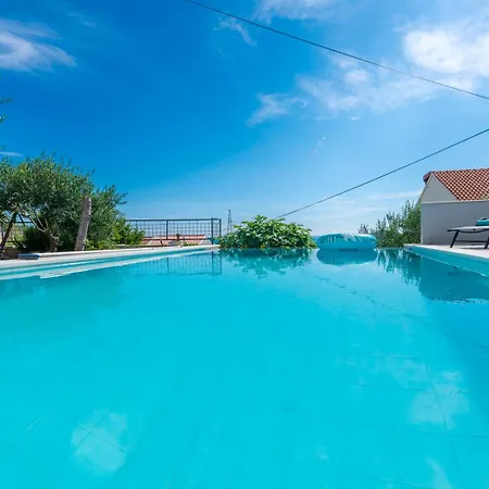Nedia - 2 With Private Pool & Sea View Ferienhaus *